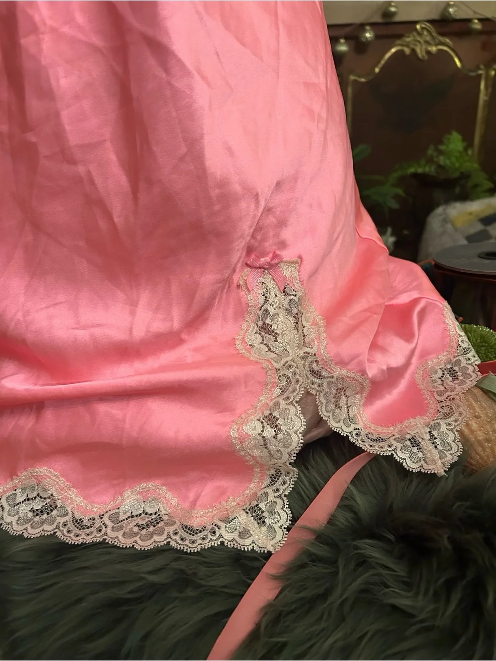 Fairycore Sexy Pink Lace Nightgown 💕